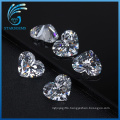 High Quality Excellent Cut Well Polished Heart Shape Cubic Zirconia Stones